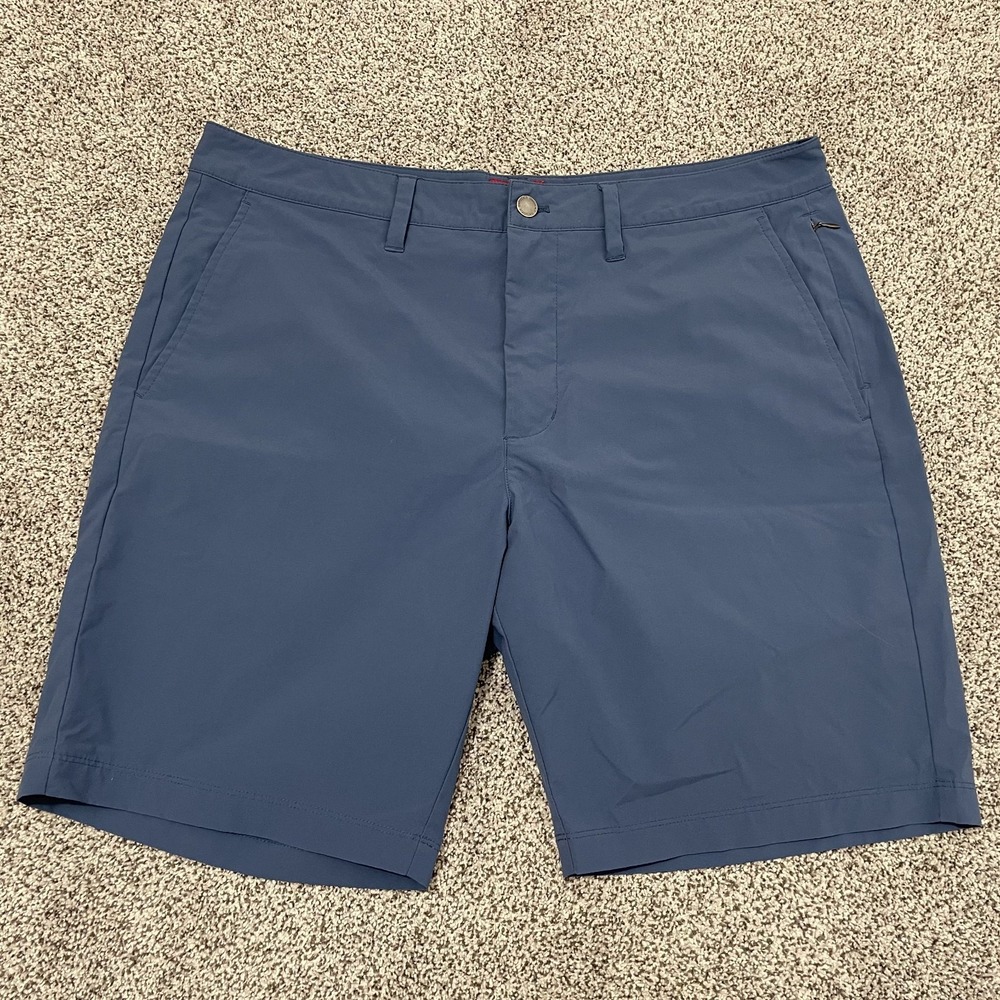 Untuckit Shorts Mens w36 Chino Preppy Golf Navy Blue Chancellor‎ Outdoor